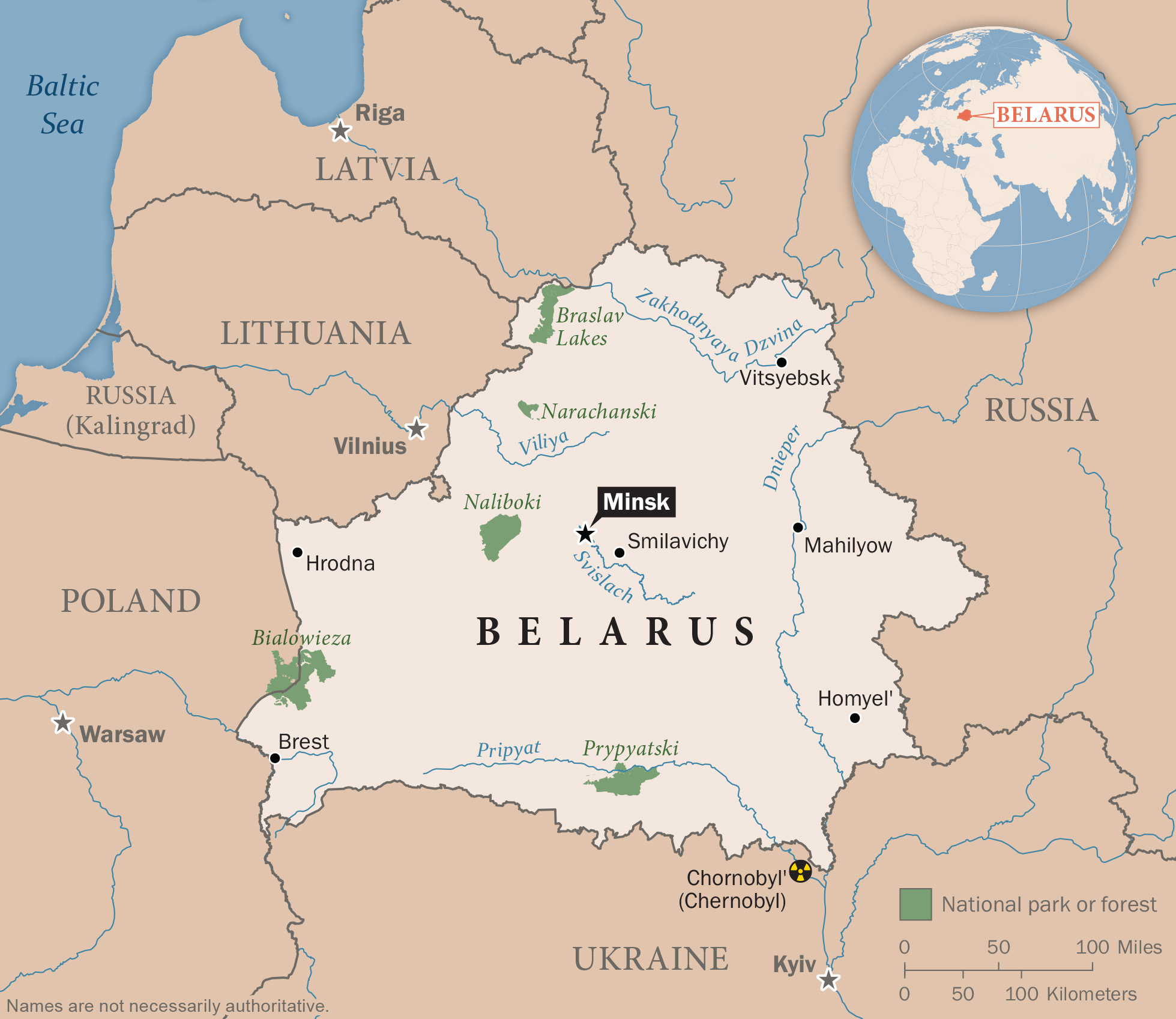 Belarus Map