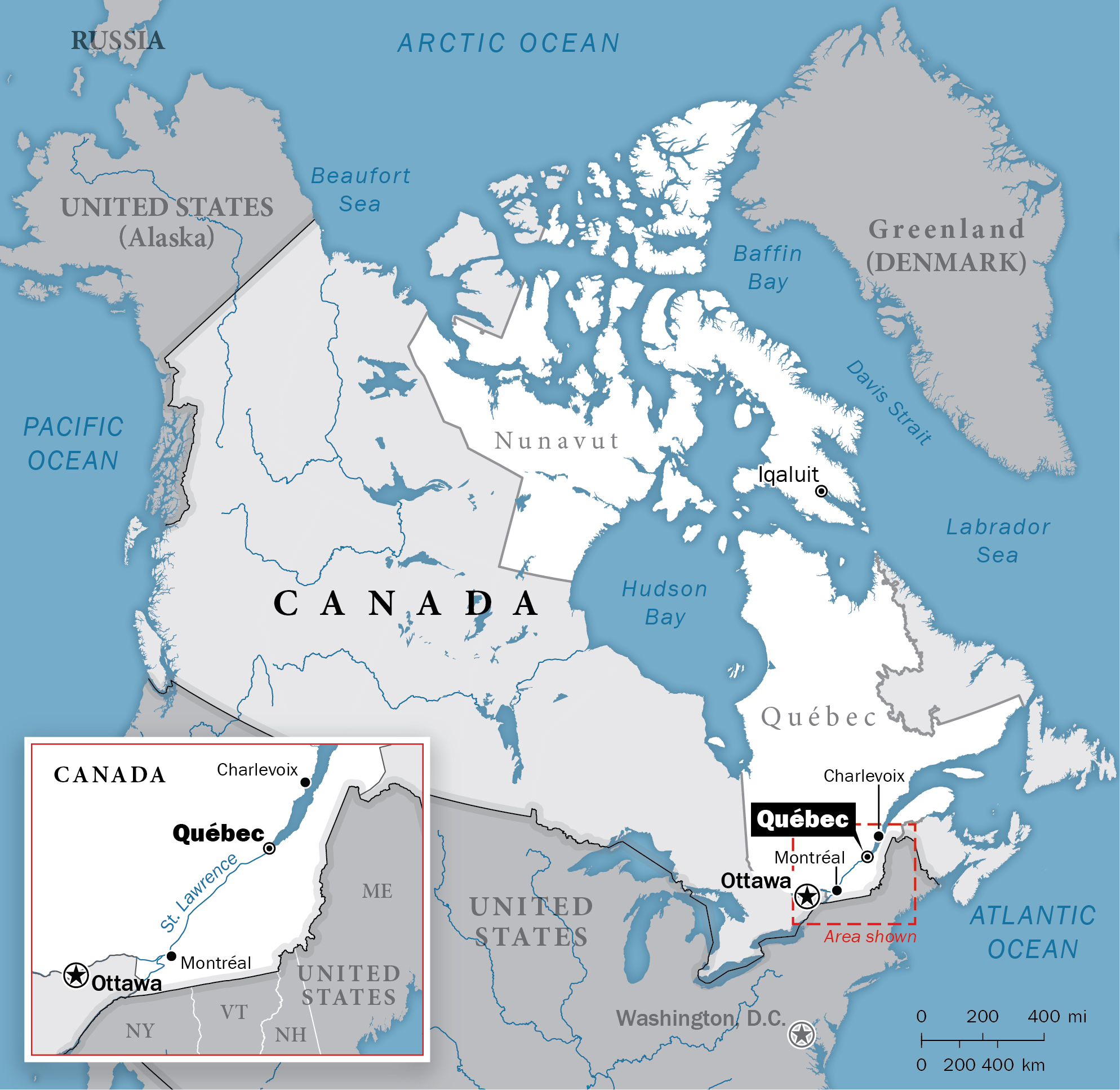 Québec Map
