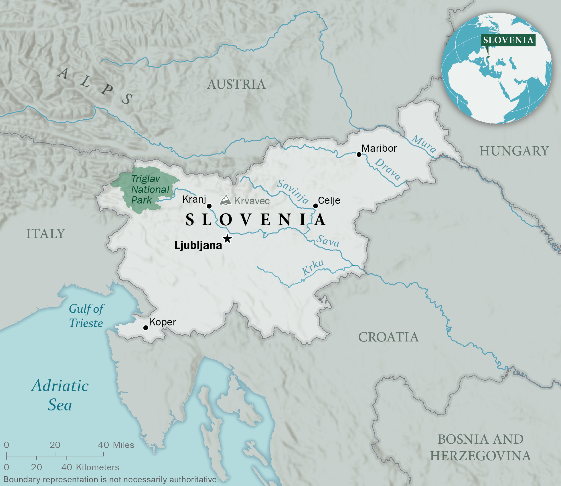 Slovenia Map